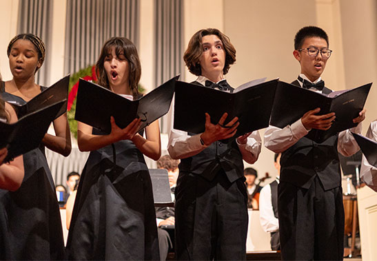 Choir at Vespers